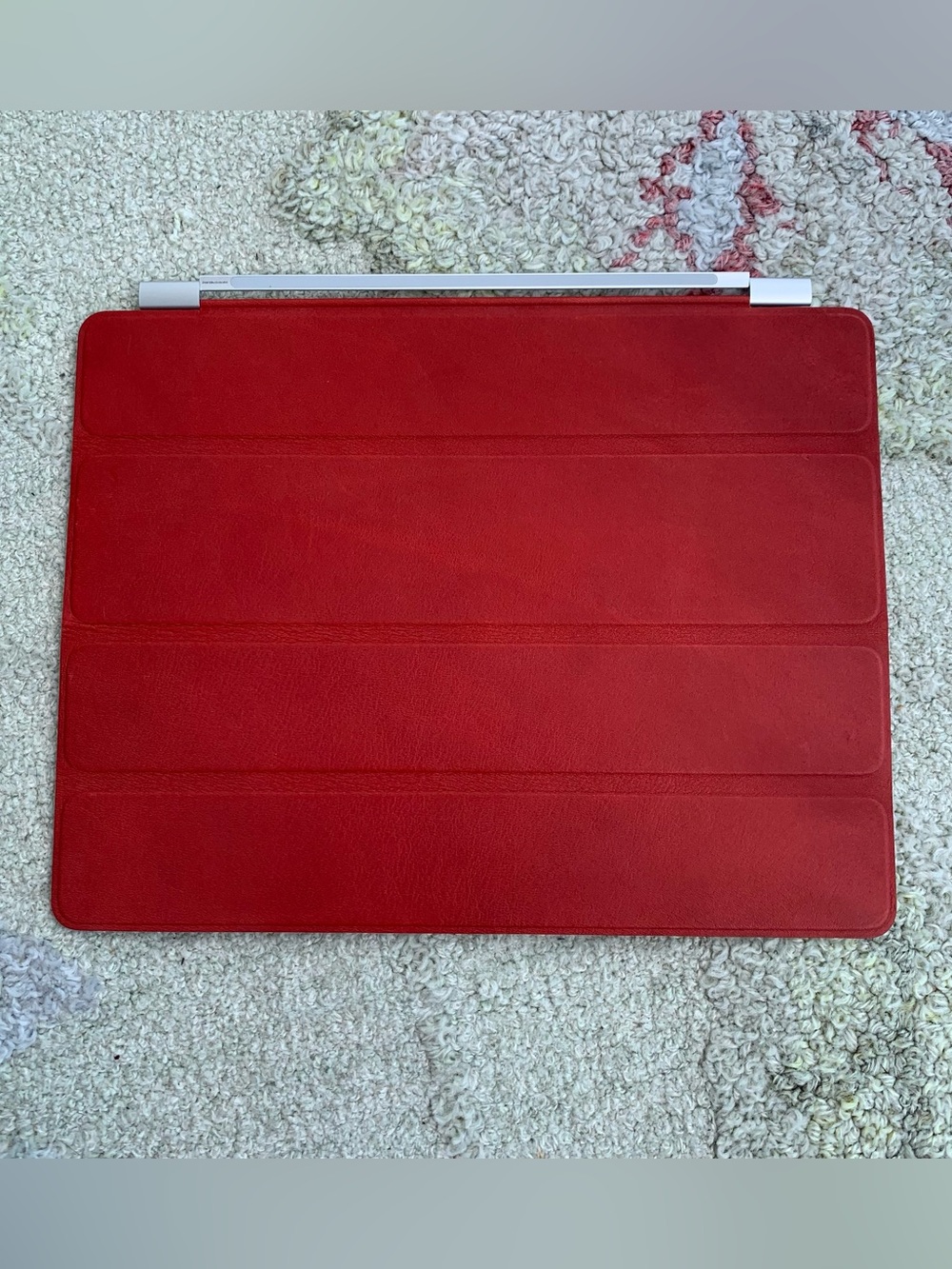 Genuine Apple iPad Leather Smart red cover 2nd gen